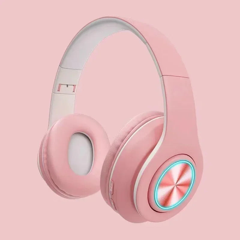 Foldable Bluetooth Headsets Wireless Headphones With Mic Stereo Earphone Support TF Card FM For Xiaomi Iphone Samsung Phone