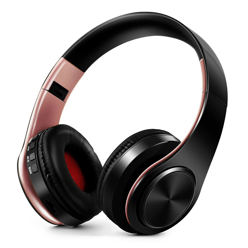2026 Wireless Bluetooth Stereo Headset Upgrading Sports Overhead Earphone with Mic for Smart Phone TV PC Tablet - Music