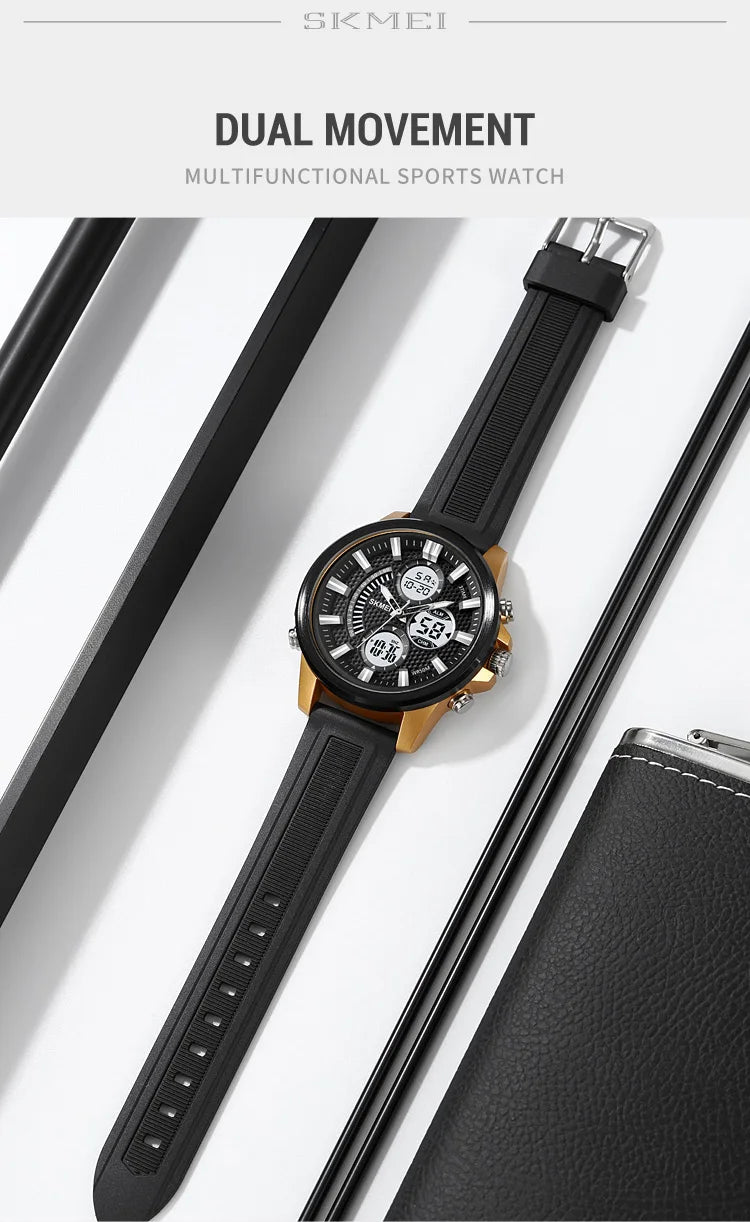 SKMEI Man Electronics Digital Wristwatches For Men Back Light Sport Watch 5Bar Waterproof Chrono Alarm Date Clock Reloj Hombre