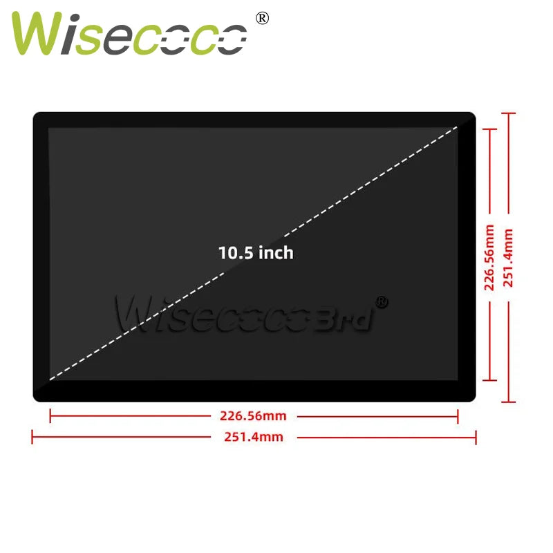 Amoled Display 10.5 Inch OLED Touchscreen 2K 2560x1660 16:10 IPS AM-OLED 60Hz Laptops Raspberry Pi Panel