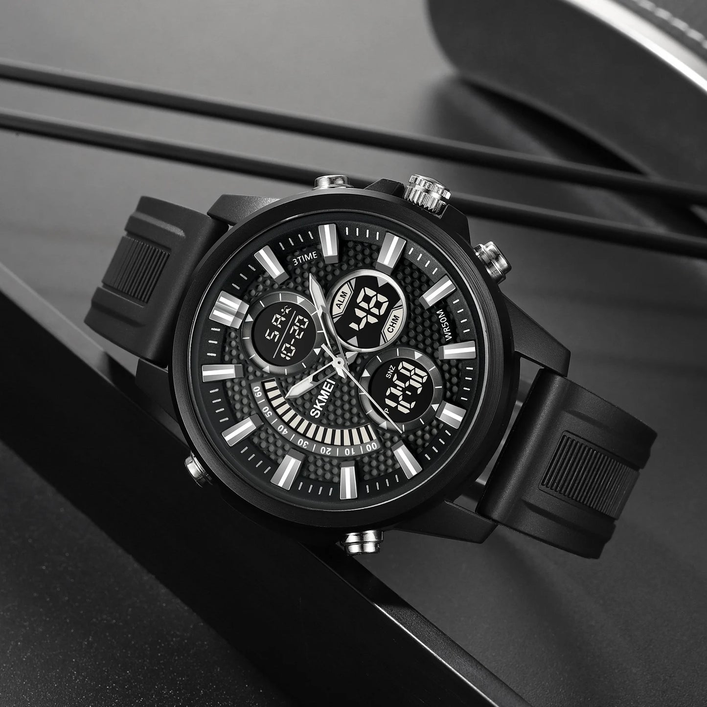 SKMEI Man Electronics Digital Wristwatches For Men Back Light Sport Watch 5Bar Waterproof Chrono Alarm Date Clock Reloj Hombre