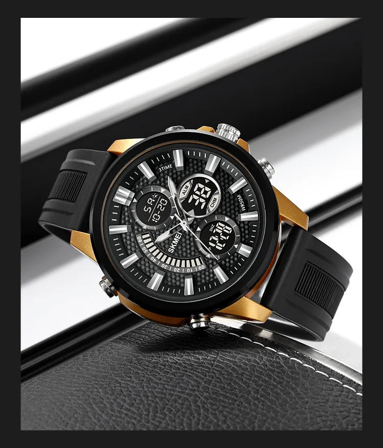 SKMEI Man Electronics Digital Wristwatches For Men Back Light Sport Watch 5Bar Waterproof Chrono Alarm Date Clock Reloj Hombre
