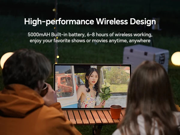 KTC 25 Inch MegPad Portable TV Touchscreen Monitor 1080p, Android 14 Google EDLA Certification with Camera