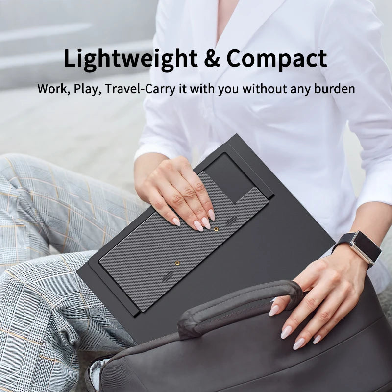 HGFRTEE Portable Touch Monitor 14.1 Inch Ultra-thin Touch Portable Laptop Monitor for Laptops PC Mobile Phone Xbox PS4/5