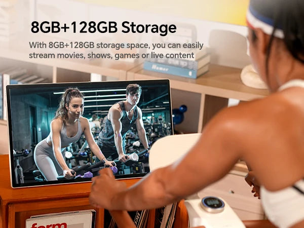 KTC 25 Inch MegPad Portable TV Touchscreen Monitor 1080p, Android 14 Google EDLA Certification with Camera